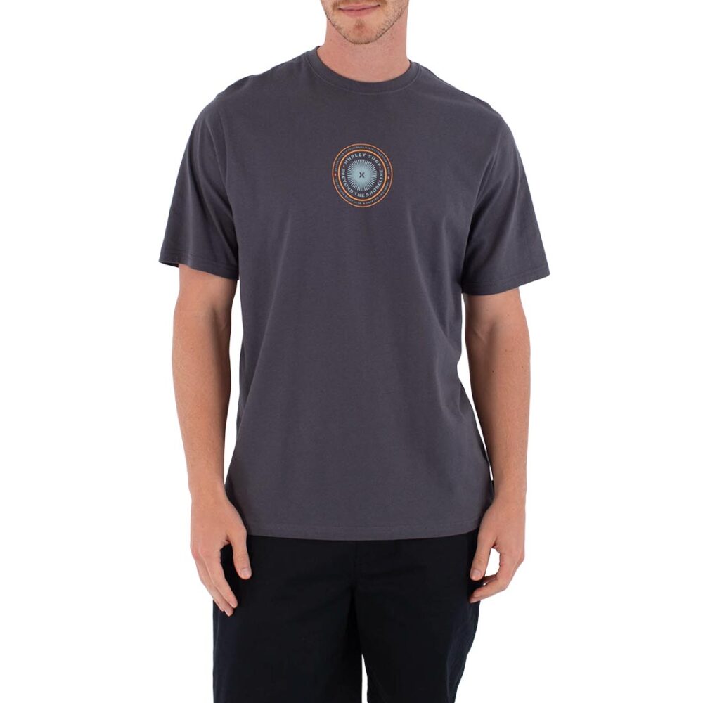 Hurley Pinheiros S/S T-Shirt - Dark Stone Grey