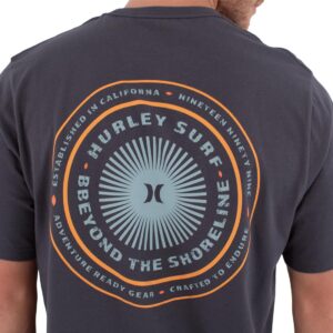 Hurley Pinheiros S/S T-Shirt - Dark Stone Grey
