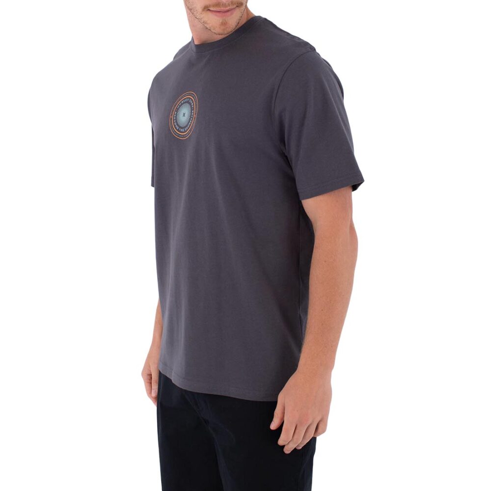 Hurley Pinheiros S/S T-Shirt - Dark Stone Grey