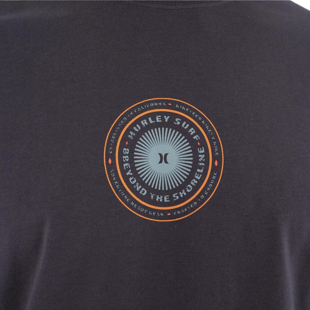Hurley Pinheiros S/S T-Shirt - Dark Stone Grey
