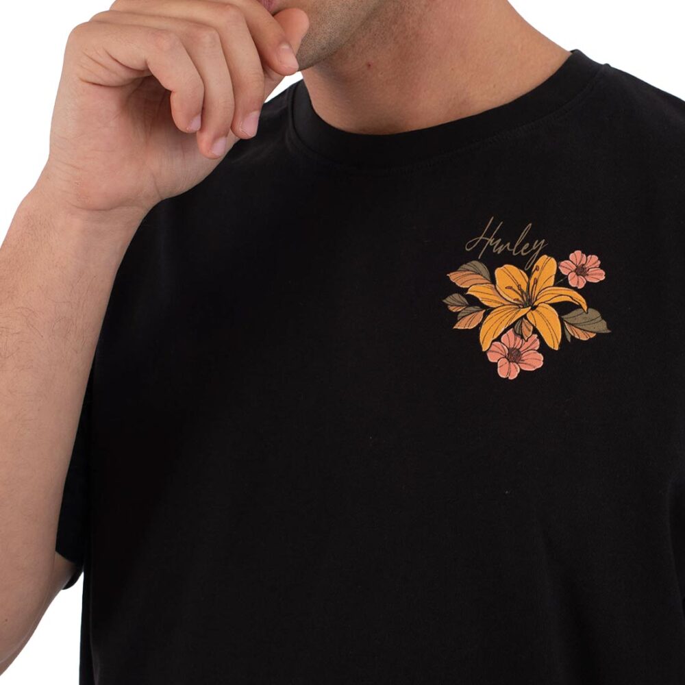 Hurley Trudy Skull S/S T-Shirt - Black