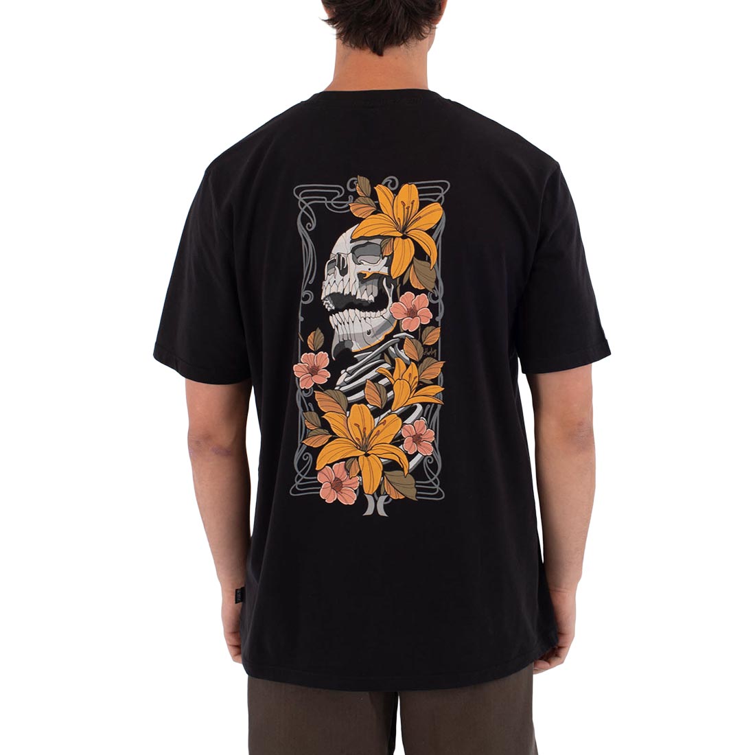 Hurley Trudy Skull S/S T-Shirt - Black -  M