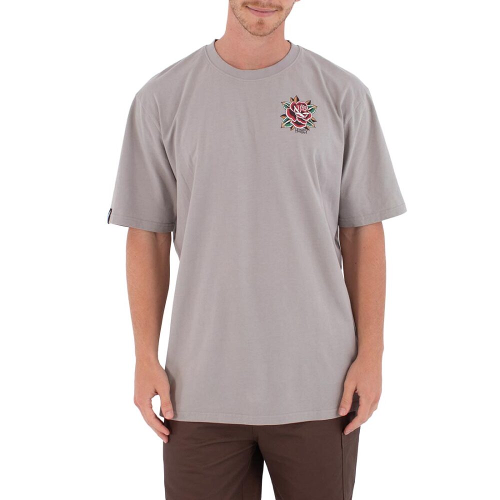 Hurley Trudy Tigger S/S T-Shirt - Particle Grey