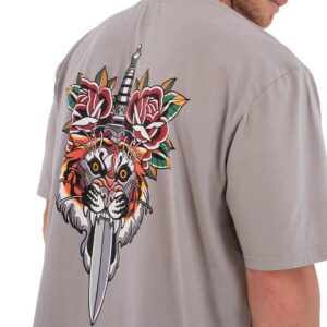 Hurley Trudy Tigger S/S T-Shirt - Particle Grey