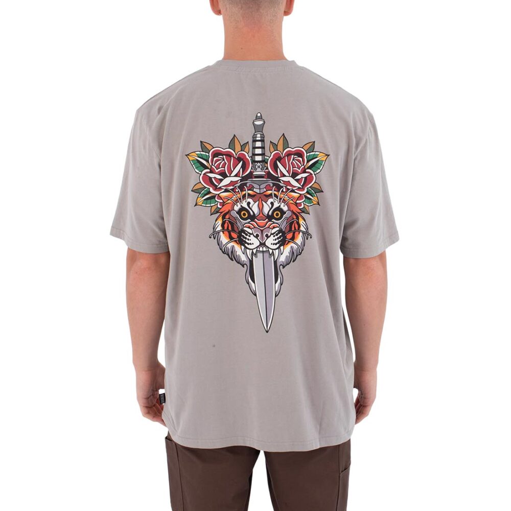 Hurley Trudy Tigger S/S T-Shirt - Particle Grey