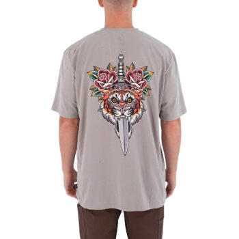 Hurley Trudy Tigger S/S T-Shirt - Particle Grey