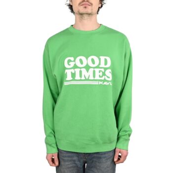 Kavu Core Crew Sweater - Retro Green