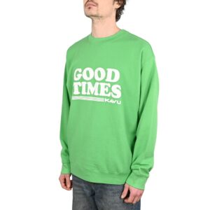 Kavu Core Crew Sweater - Retro Green