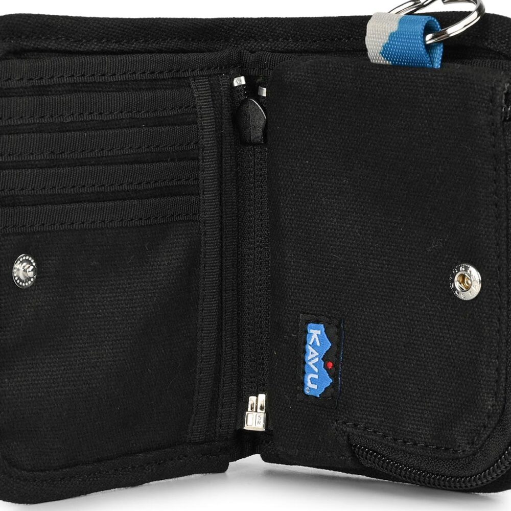Kavu Zip Around Zip-Up Wallet - Olive Topo