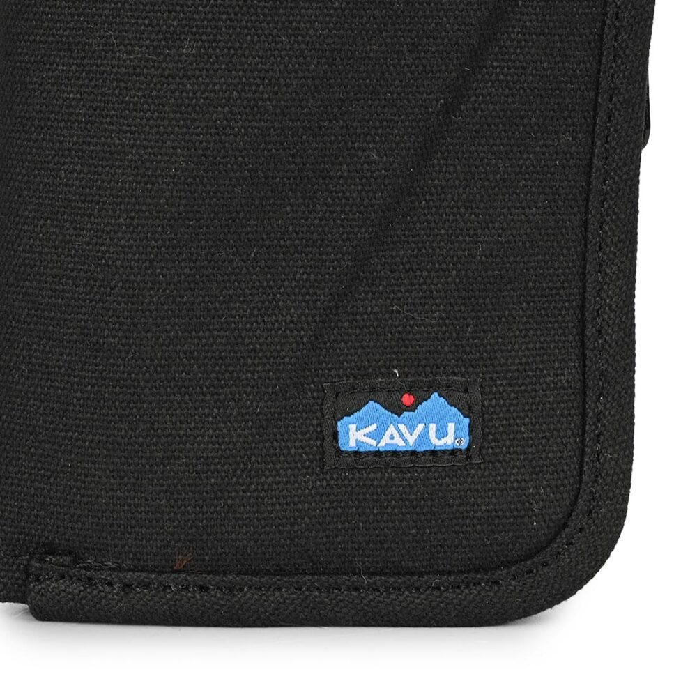 Kavu Zip Around Zip-Up Wallet - Olive Topo