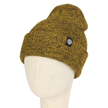Outwood Heritage Fold Beanie Hat - Mustard