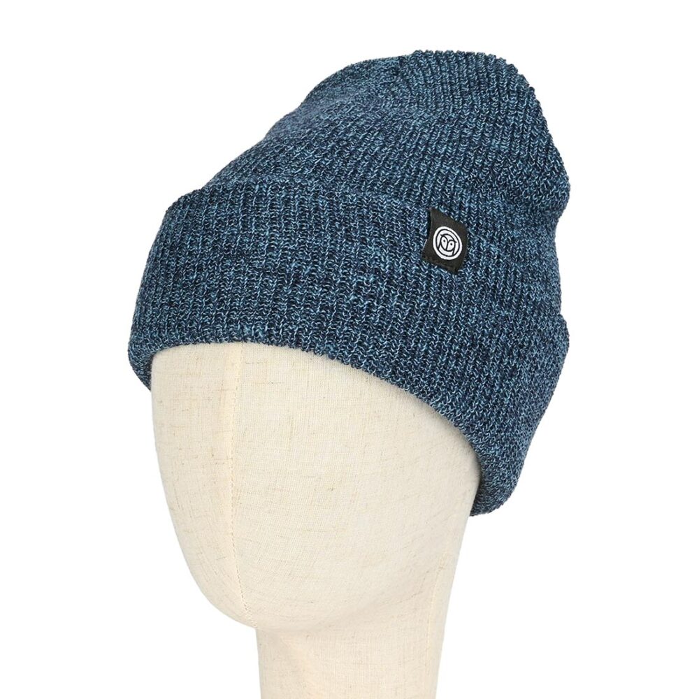 Outwood Heritage Fold Beanie Hat - Petrol Blue