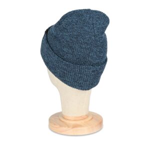 Outwood Heritage Fold Beanie Hat - Petrol Blue