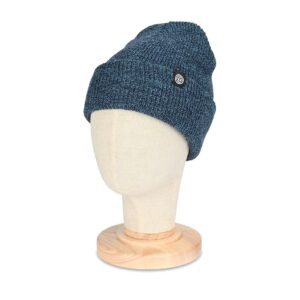 Outwood Heritage Fold Beanie Hat - Petrol Blue