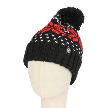 Outwood Rowland Pom Beanie Hat - Black (Copy)