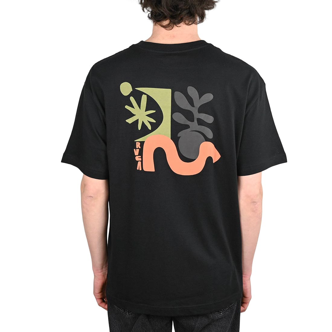 RVCA Cut Out Short-Sleeved T-Shirt - Black - Supereight