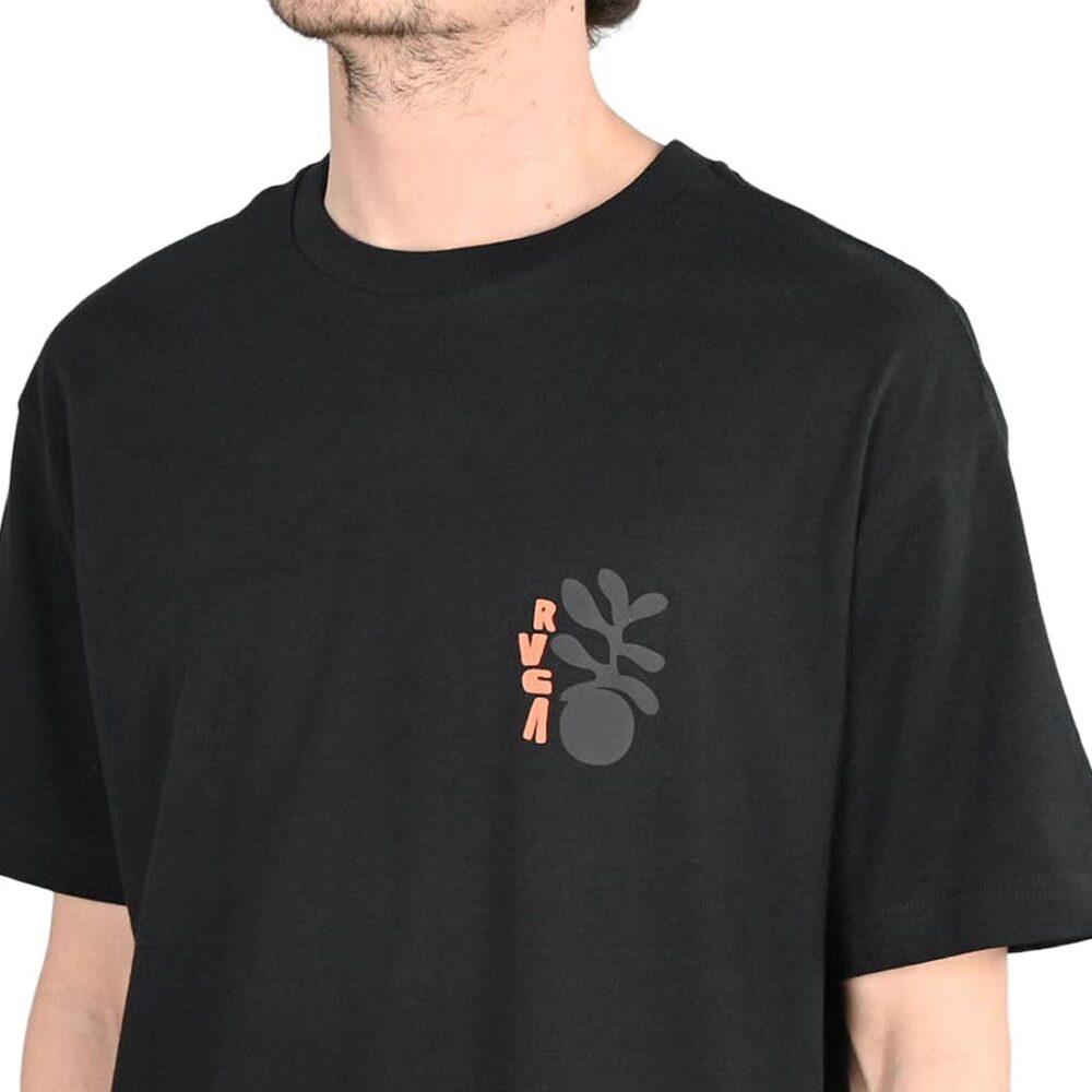 RVCA Cut Out Short-Sleeved T-Shirt - Black