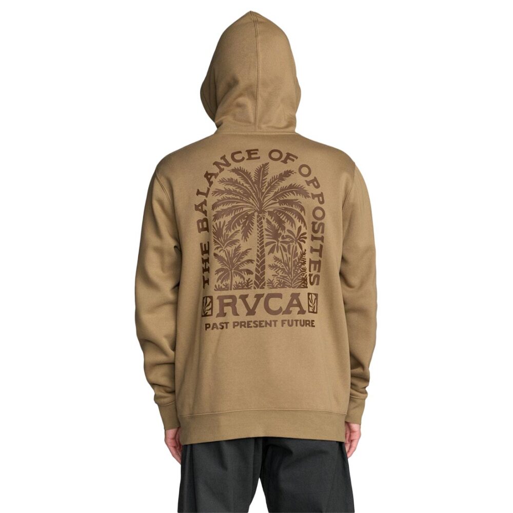 RVCA Palm Grove Pullover Hoodie - Coyote
