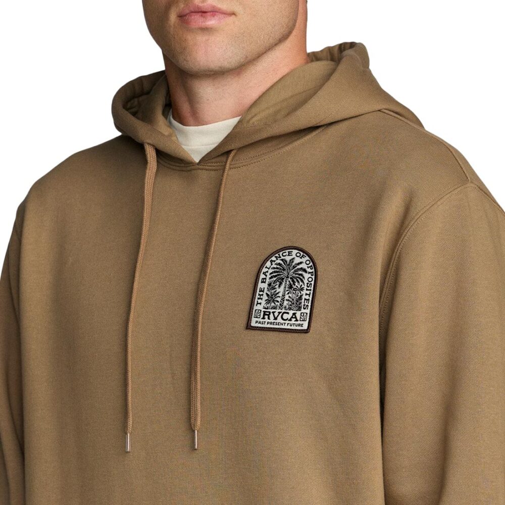 RVCA Palm Grove Pullover Hoodie - Coyote