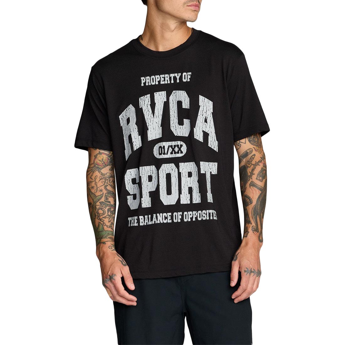 RVCA Walkout S/S T-Shirt - Black -  XXL