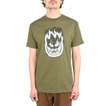 Spitfire Bighead Smoke S/S T-Shirt - Military Green