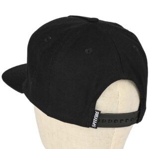 Spitfire Bighead Snapback Hat - Black/White