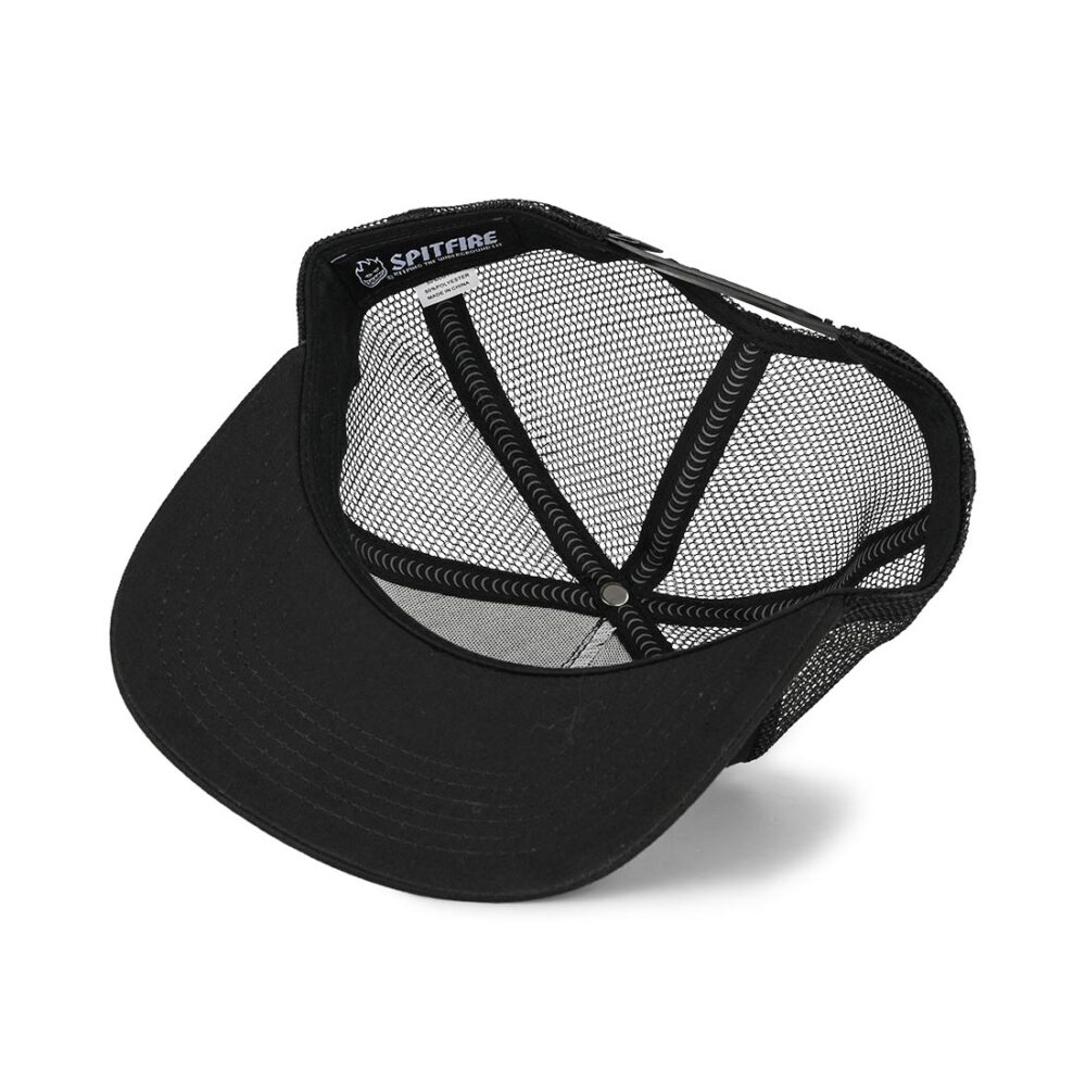 Spitfire Classic Wing Mesh Back Trucker Cap - Black