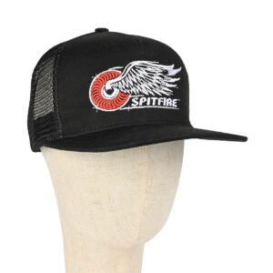 Spitfire Classic Wing Mesh Back Trucker Cap - Black