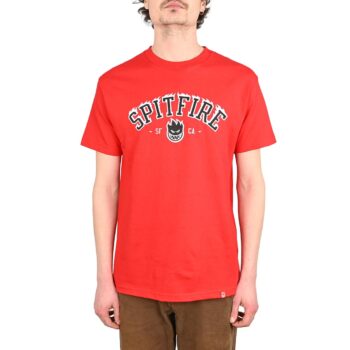 Spitfire Team Bighead Flames S/S T-Shirt - Red
