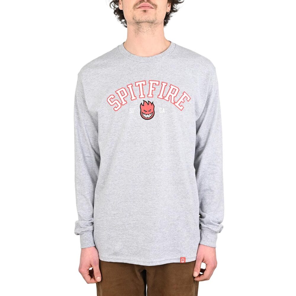 Spitfire Team Bighead L/S T-Shirt - Sport Grey (Copy)