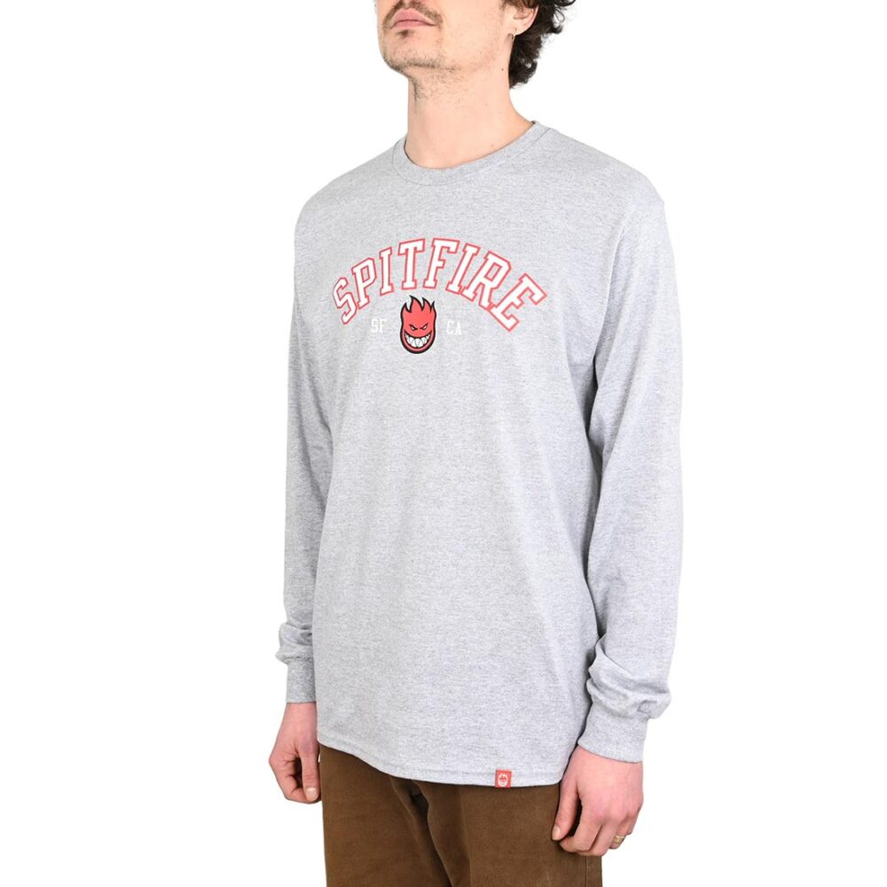 Spitfire Deathmask Classic Sleeve Glow L/S T-Shirt - Black