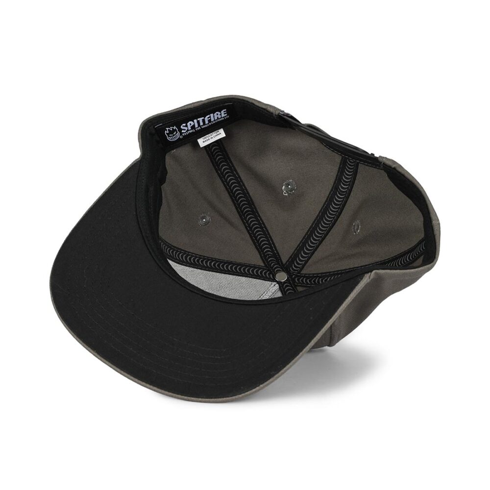 Spitfire Team Bighead Snapback Hat - Charcoal
