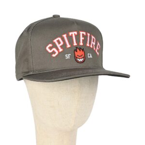Spitfire Team Bighead Snapback Hat - Charcoal