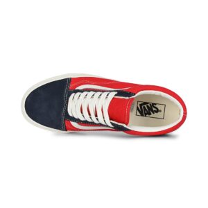Vans Classic Old Skool Skate Shoes - Navy/Red