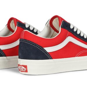 Vans Classic Old Skool Skate Shoes - Navy/Red
