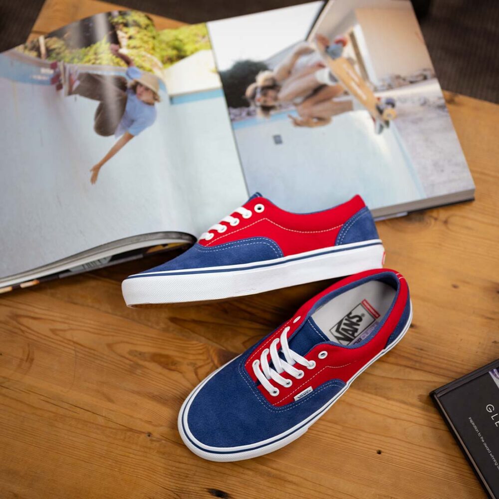 Vans Era Pro Skate Shoes - Blue/Red