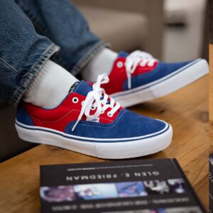 Vans Era Pro Skate Shoes - Blue/Red