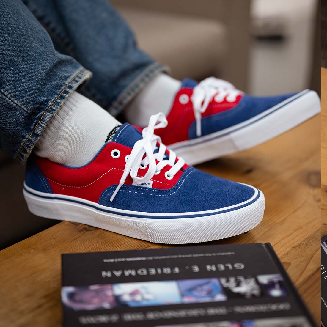 4/10迄 新品未使用 VANS SKATE ERA 2026 Navy Red 【公式通販】