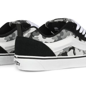 Vans Knu Skool Skate Shoes - Camo Black/White