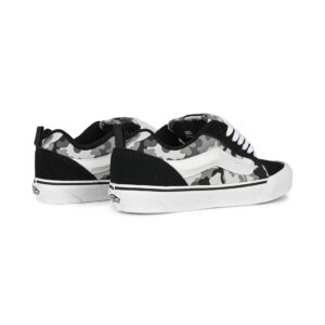 Vans Knu Skool Skate Shoes - Camo Black/White