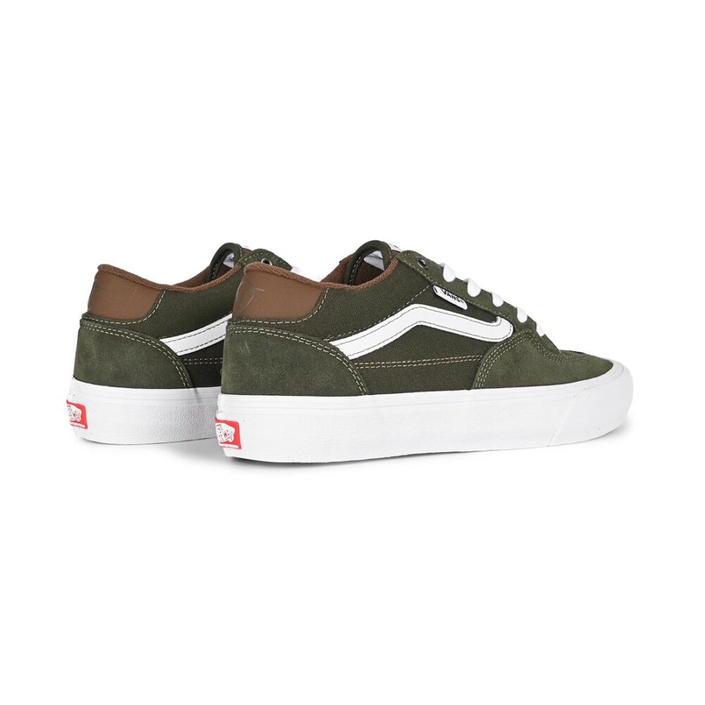 Vans Rowan Pro Skate Shoes - Green/Brown