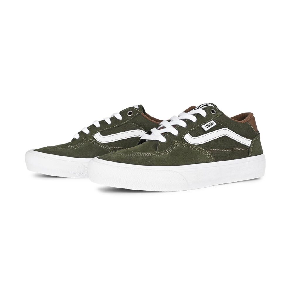 Vans Rowan Pro Skate Shoes - Green/Brown