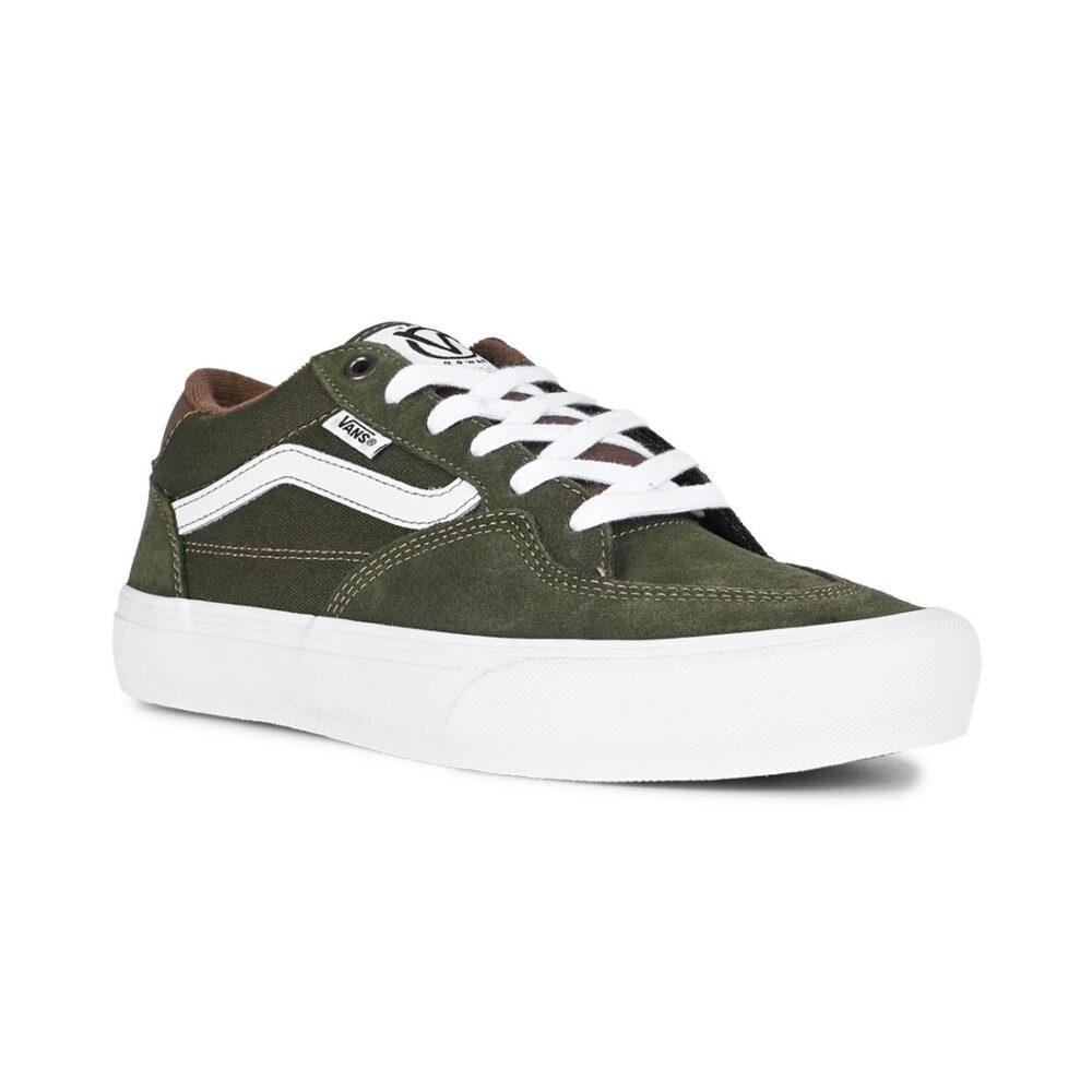 Vans Rowan Pro Skate Shoes - Green/Brown