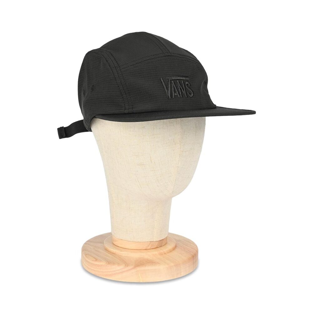 Vans Stretch Logo Camper Strapback Hat - Black