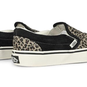 Vans Women's Classic Slip-On Skate Shoe - Black/Leopard