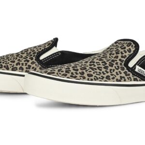Vans Women's Classic Slip-On Skate Shoe - Black/Leopard