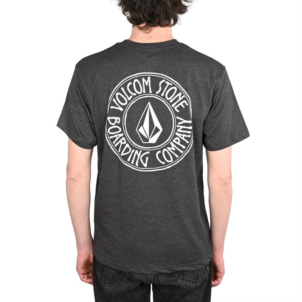 Volcom Drain You Short-Sleeved T-Shirt - Heather Black