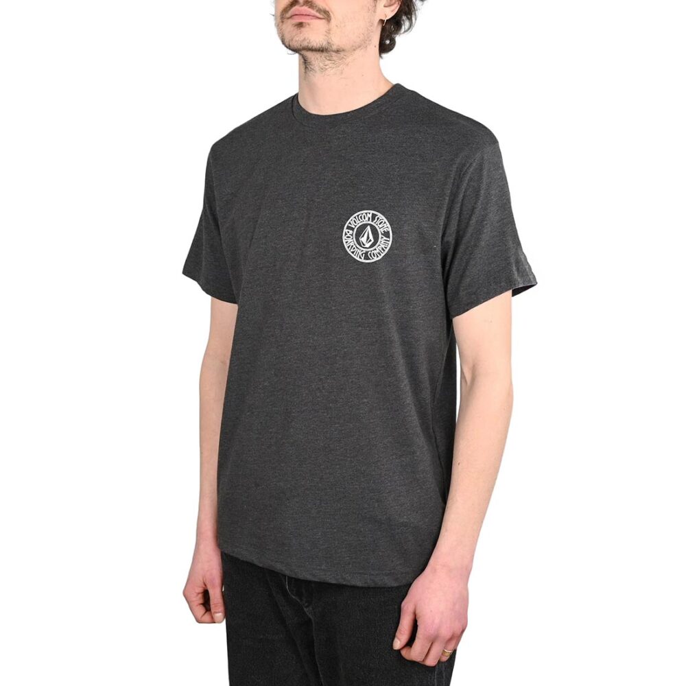 Volcom Drain You Short-Sleeved T-Shirt - Heather Black