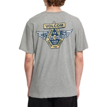 Volcom Free Wheel S/S T-Shirt - Heather Grey