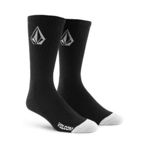 Volcom Full Stone Crew Socks 3 Pack - Black